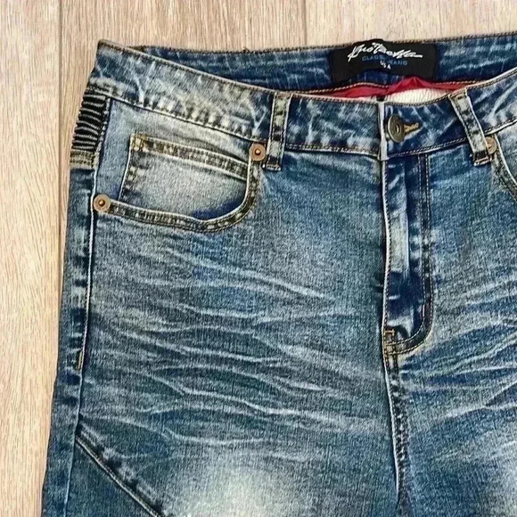 Men's Blue Denim Jeans - Picture 4 of 10